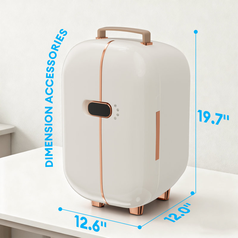 TABU 12 Liter Electric Skincare Fridge With Uniform Cooling & 360